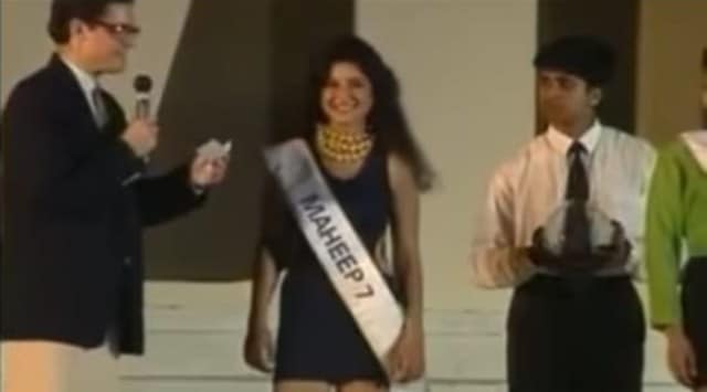 maheep kapoor tbt miss india video