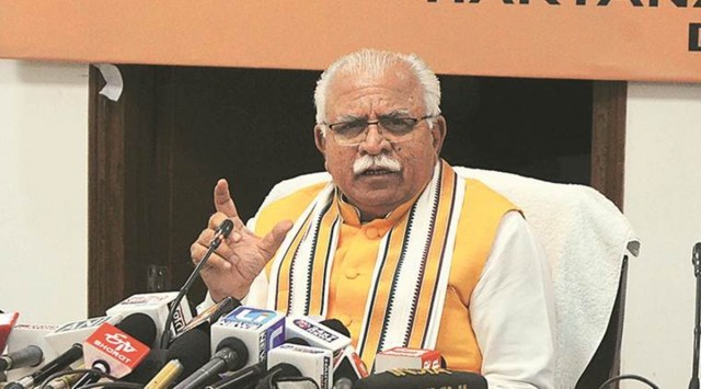 Manohar Lal Khattar, Sanitation workers, Haryana, sanitisation workers in haryana, salary of sanitisation workers in haryana, haryana covid-19 cases, haryana news, indian express