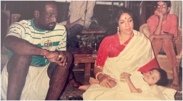 masaba gupta, neena gupta, masaba gupta throwback photo, masaba gupta viv richards, masaba gupta instagram, indian express, indian express news