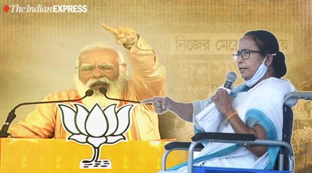 Prime Minister Narendra Modi and West Bengal Chief Minister Mamata Banerjee.