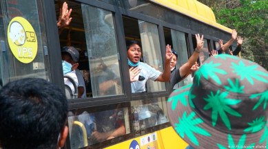 Myanmar prisoners released, Myanmar coup