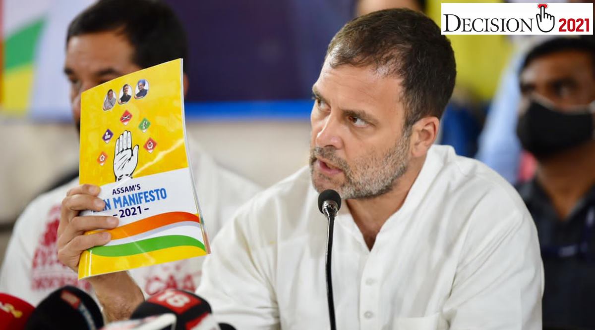 Guarantee to defend the idea of Assam: Rahul Gandhi releases Congress ...
