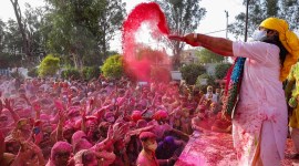 holi puja and celebration