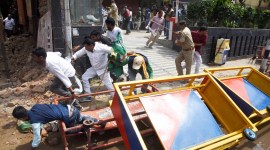 Bihar news, Bihar police, Bihar police bill protest, Patna protest, Patna latest news, RJD Patna Protest, Tejashvi Yadav protest Patna, indian express news