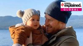archie son of prince harry, why is harry's son not a prince, meghan markle, oprah winfrey meghan harry, indian express