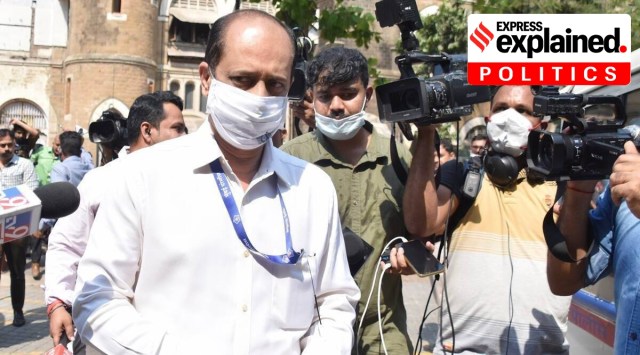 Sachin Waze controversy, Mukesh Ambani bomb scare case, Shiv Sena, MVA govt, Uddhav Thackeray, Maharashtra Vikas Aghadi govt, Mumbai news, Maharashtra news, Indian express news