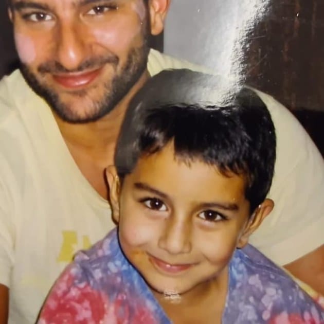 Saif Ali Khan with son Ibrahim Ali Khan
