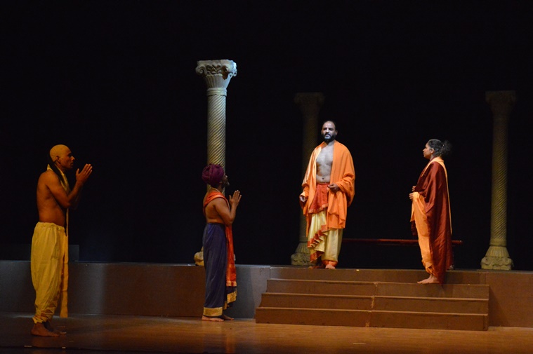 Nemichandra Jain Playwriting Award, Ashok Lal, SM Azhar Alam, Vibha Rani, indian theatre, theatre critic Nemichand Jain, indian playwrights, Shatru: The Enemy Within, Pregnant Father Vibha Rani, theatre news, theatre news indian express lifestyle