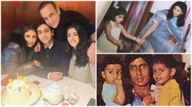 Shweta Bachchan birthday Navya Naveli, Amitabh bachchan, Abhishek bachchan wishes with old photos