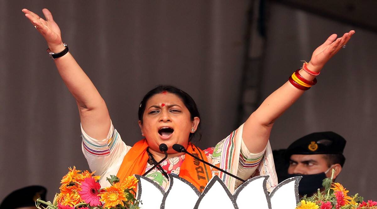Smriti Irani, West Bengal Assembly Elections 2021
