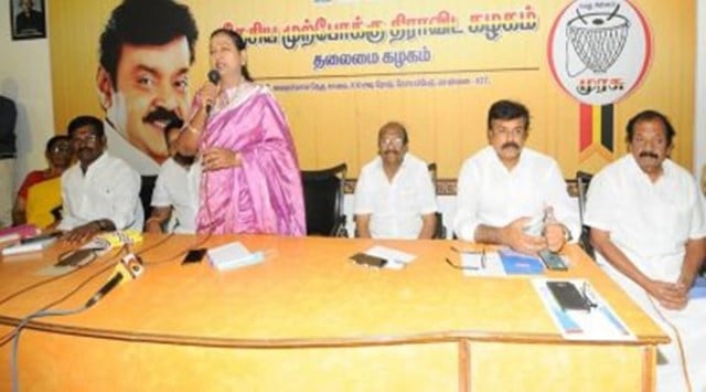 DMDK treasurer Premalatha Vijayakanth has in the past criticised PMK’s quota demand, and even said that DMDK cadre feel their party shouldn’t be part of an alliance that has PMK in it.  
 (File)