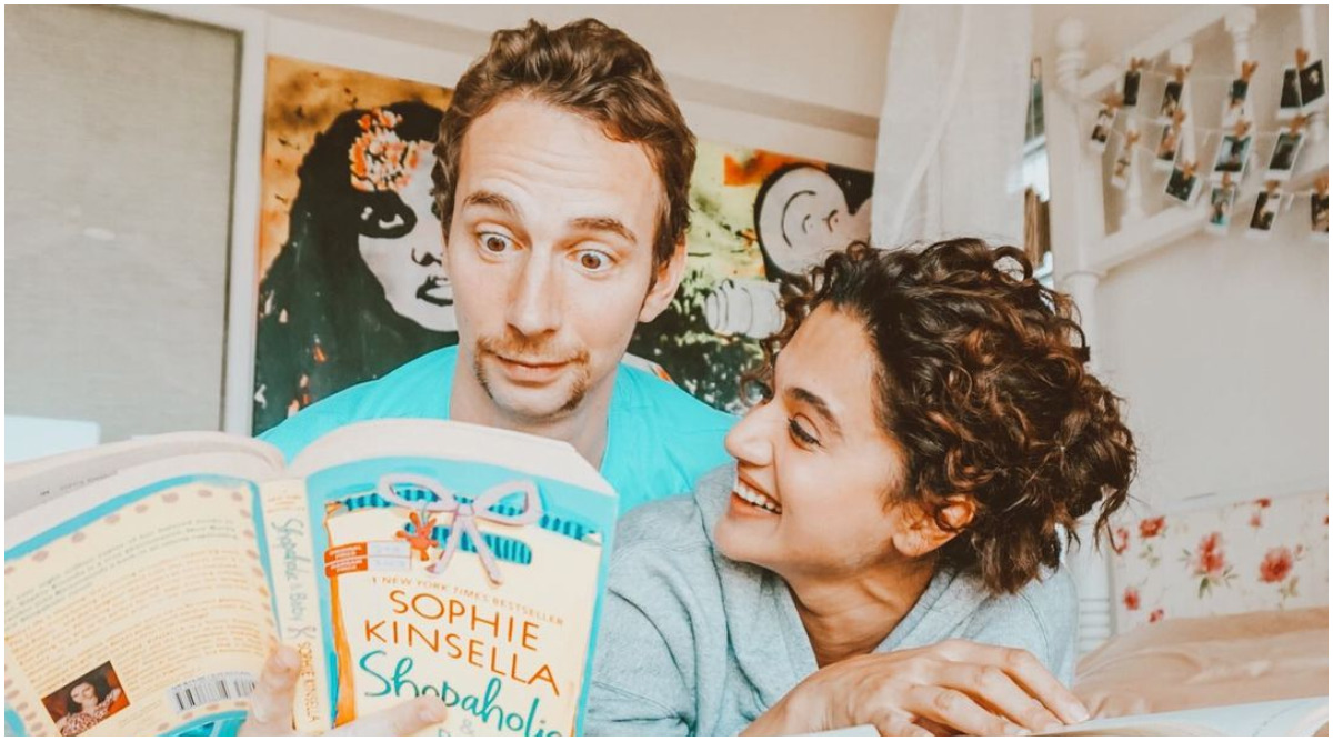 Taapsee Pannu opens up about her decade long relationship with boyfriend Mathias Boe: 'I'm way too happy in the relationship' | Bollywood News - The Indian Express