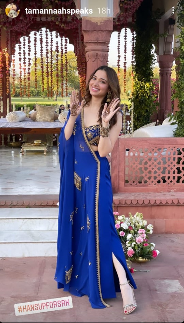 Tamannaah Bhatia is the prettiest bridesmaid at best friend's wedding, see  photos | Entertainment News,The Indian Express