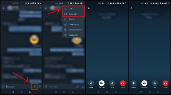 Telegram group video call