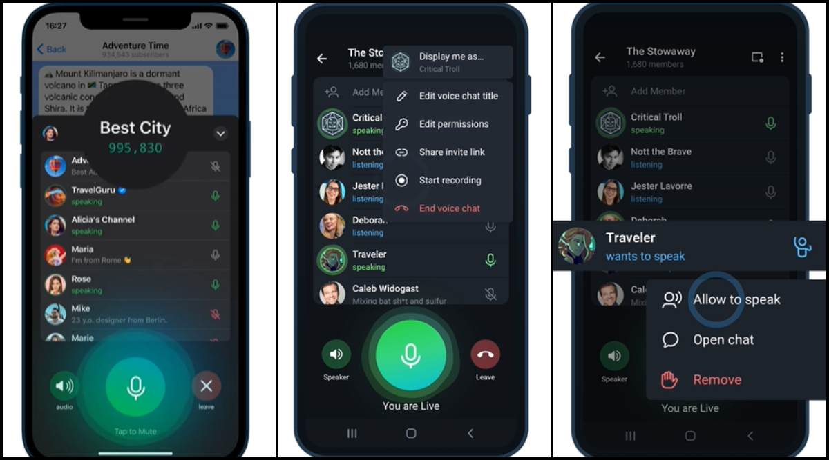 Telegram voice chat telegram voice