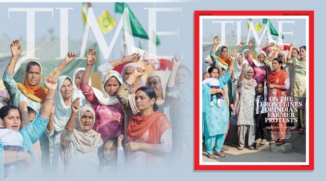 India's farmers' protests, Time magazine international cover, women farmers, farmers' protests, indian express news
