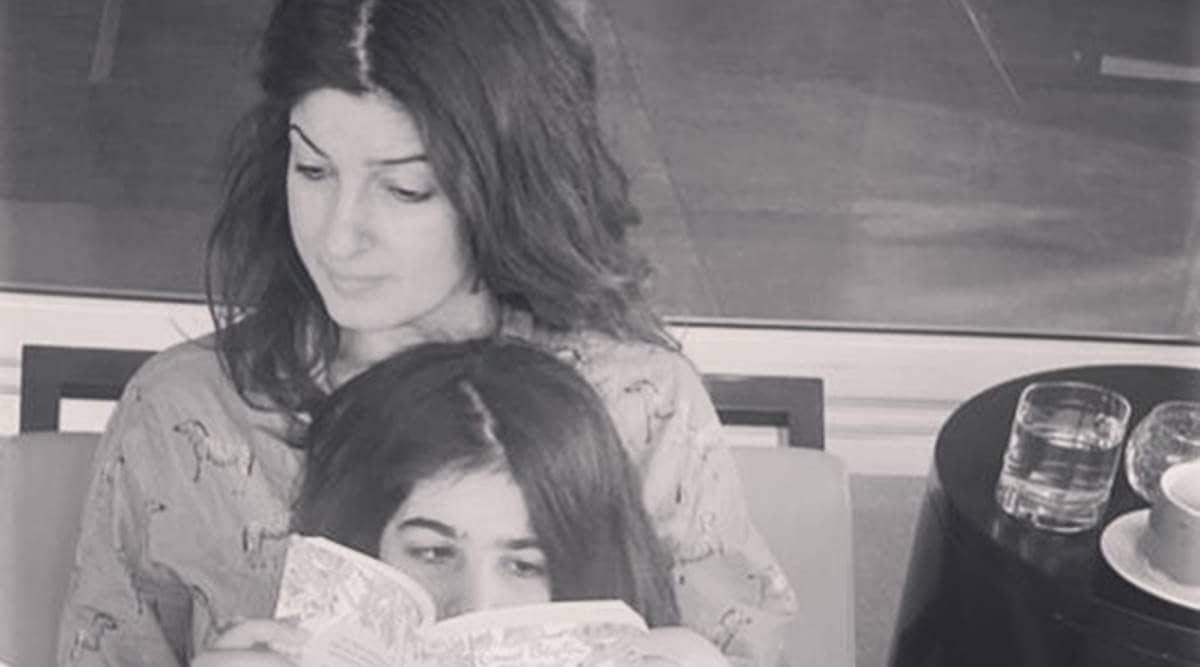 Twinkle Khanna with daughter Nitara