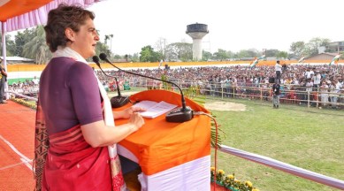 Priyanka Gandhi Vadra, BJP mafia, Congress Assam, BJP Assam, Congress news, Priyanka Gandhi news, india news, indian express