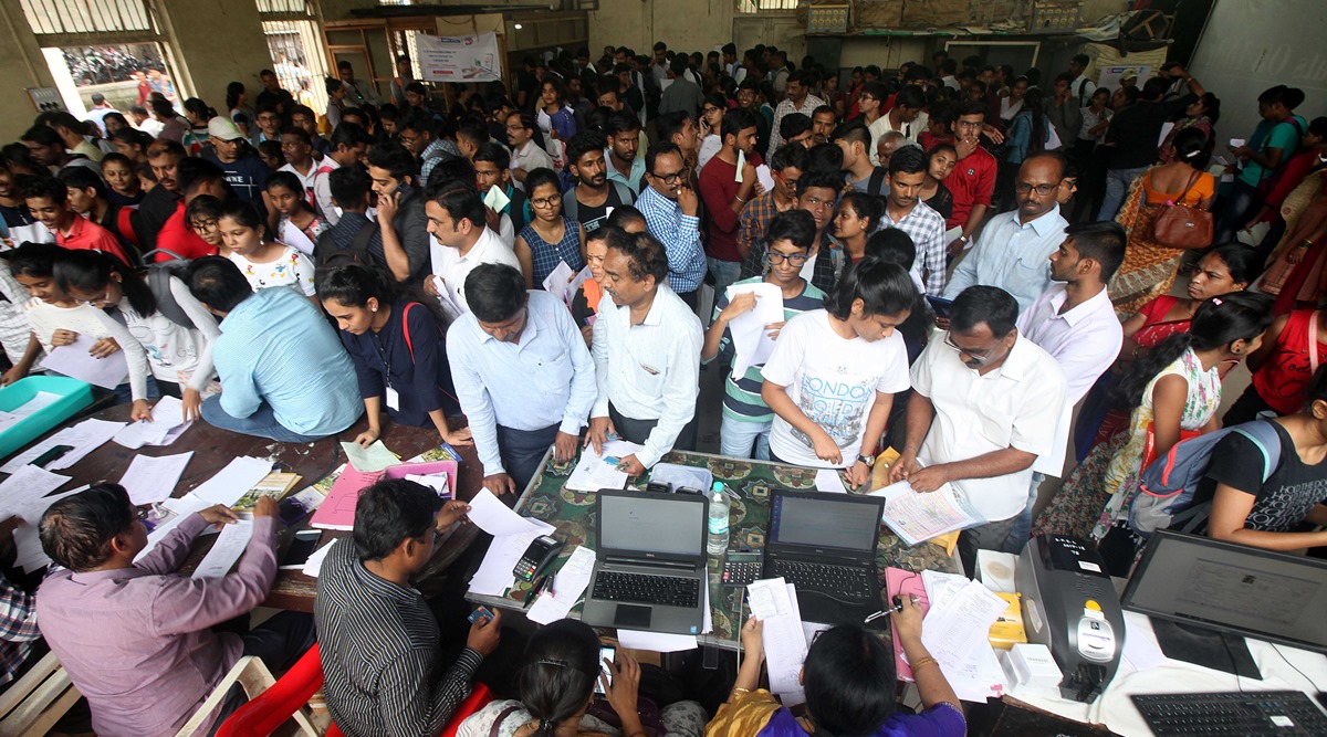 A file photo of the first-come-first-serve (FCFS) admissions (Express)