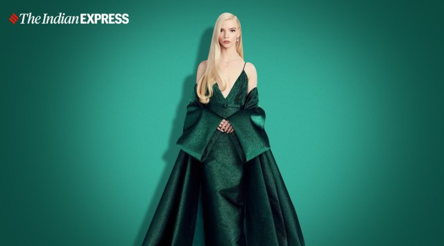 anya taylor joy dress golden globes 2021: You won't believe how long it took to make Taylor-Joy's outfit | Fashion News SALE