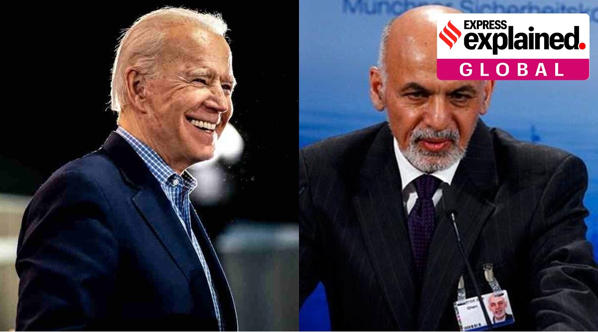 afghan peace talks, afghanistan, biden administration afghanistan plan, ashraf ghani, US troops in afghanistan, india afghanistan ties, indian express