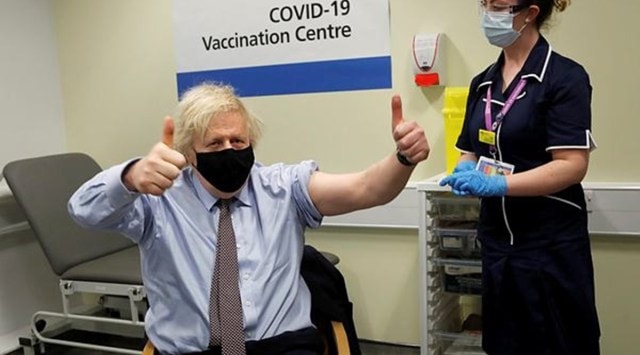 Boris Johnson Astrazaneca COVID vaccine
