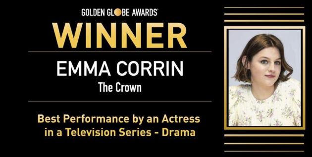 Emma Corrin , golden globes, golden globes 2021