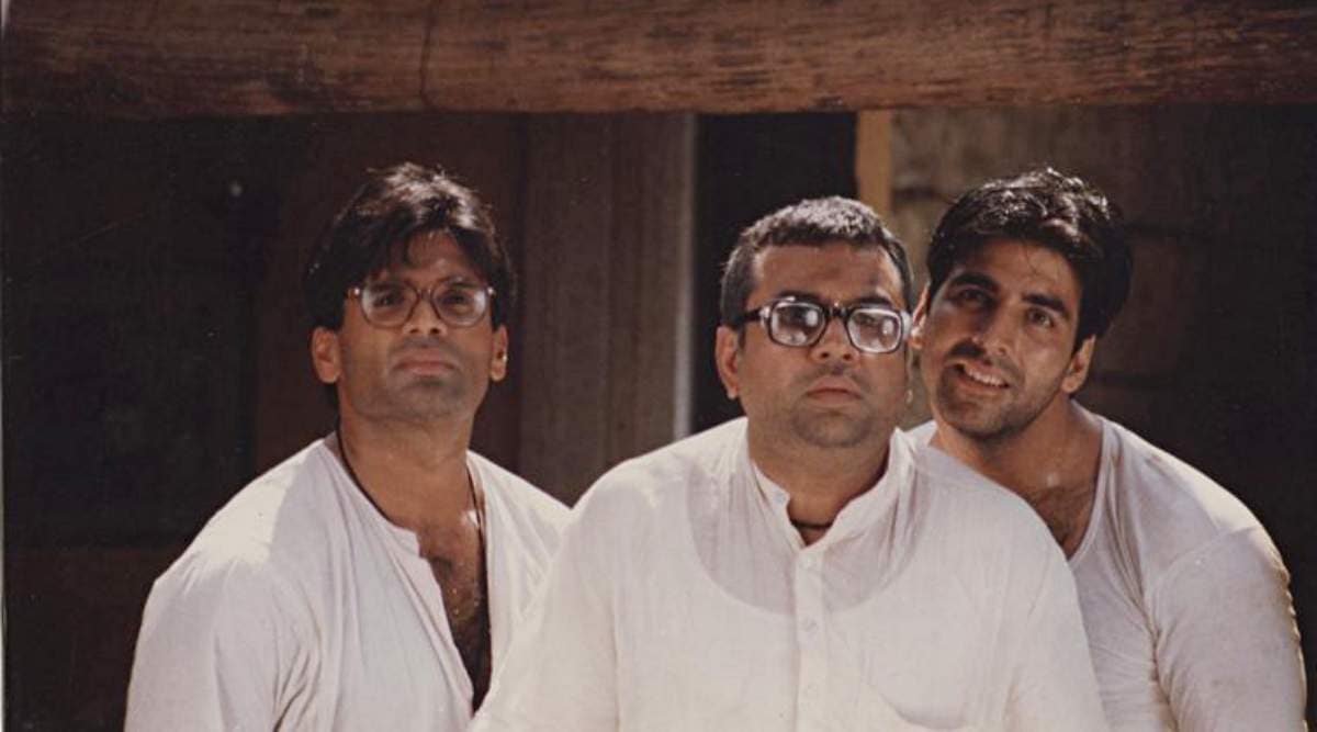 Hera Pheri is 21: Akshay Kumar on his favourite scene, Suniel Shetty said they slept on newspapers | Entertainment News,The Indian Express