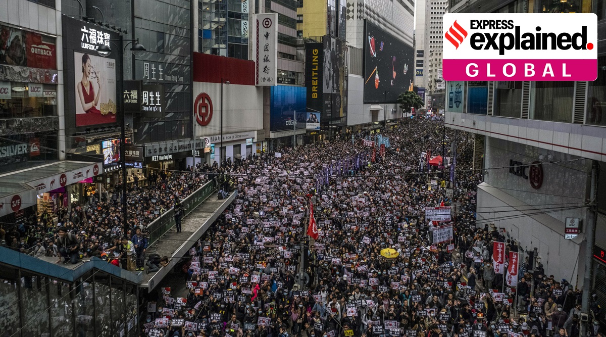 A large-scale pro-democracy demonstration in Hong Kong on Jan. 1, 2020. (The New York Times: Lam Yik Fei, File)