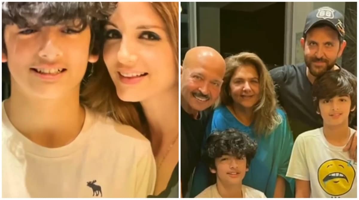 Hrithik Roshan Sussanne Khan Celebrate Son Hrehaan S 15th Birthday Her Friend Arslan Goni Sends His Wishes Entertainment News The Indian Express