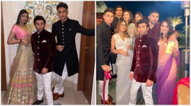ibrahim ali khan wedding party pics