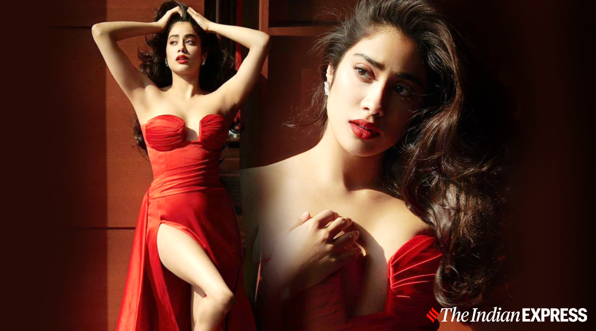 Janhvi Kapoor Looks Ravishing In Red Check Pics Lifestyle News The