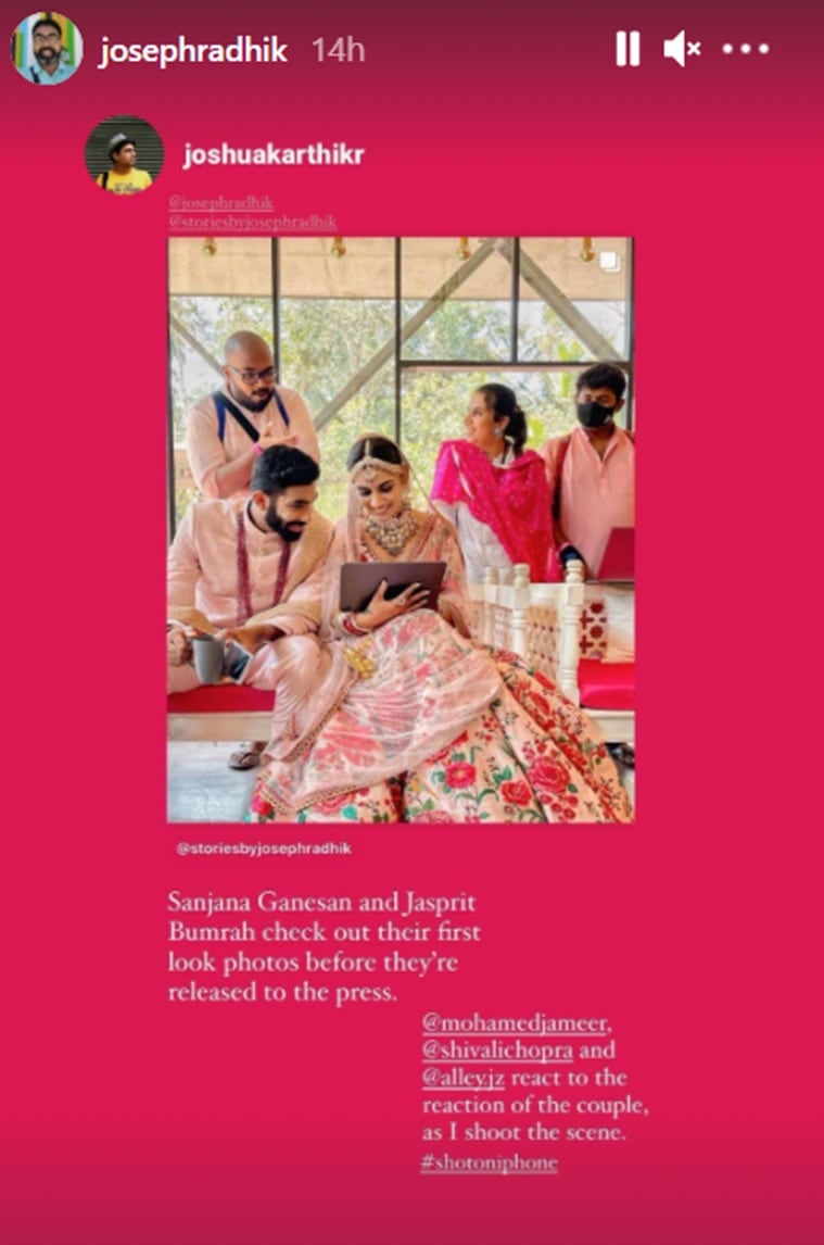 jasprit bumrah wedding