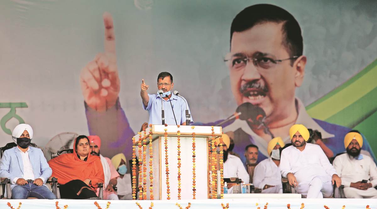 Kejriwal poll push: Will create 'Naya Punjab' on the lines of Delhi model |  India News,The Indian Express