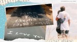 lover writes love letter on road, man writes i love you on road, kolhapur man writes i miss you on road, viral news, odd news, indian express