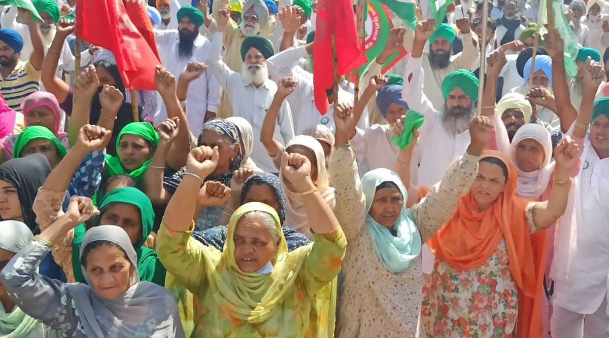 Farmers protest