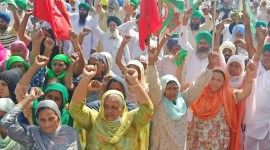 Farmers protest