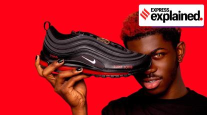 Explained: Why is Nike suing the maker of 'Satan Shoes' with human blood? |  Explained News,The Indian Express