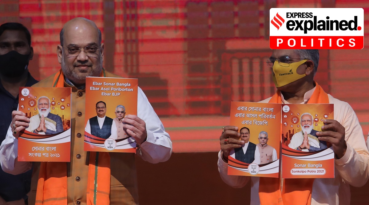 Amit Shah unveils BJP manifesto for West Bengal elections Key
