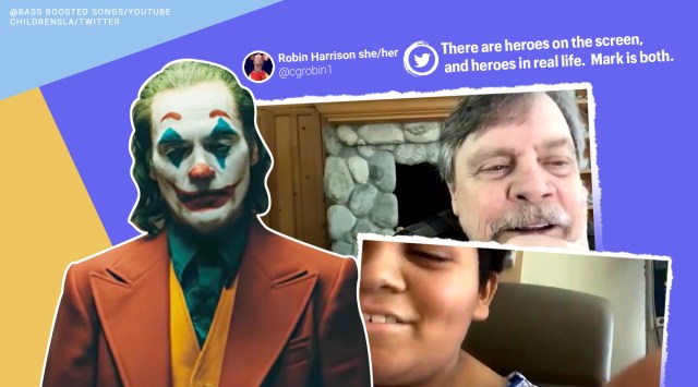 mark hamill, childrens hospital LA, mark hamil yoda voice impressions, mark hamill joker voice, joker luke skywalker voice, viral videos, indian express