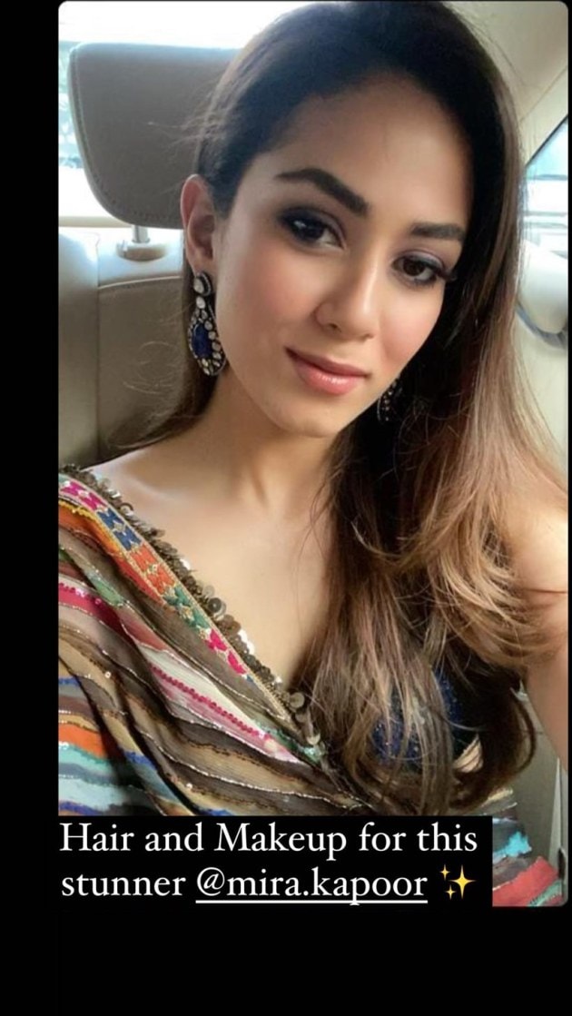 mira rajput at a wedding