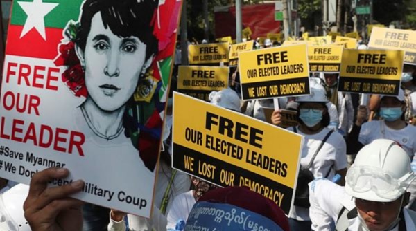 Myanmar protest