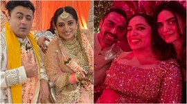 jp dutta daughter nidhi binoy gandhi wedding photos