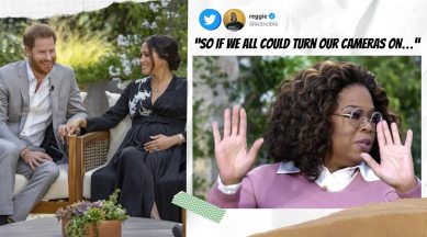 harry meghan interview, oprah harry meghan interview, oprah memes harry meghan interview, oprah memes, funny news, viral news, indian express news