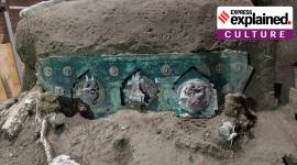 Pompeii chariot found, Pompeii ruins, Pompeii findings, snack bar Pompeii, mount vesuvius, express explained, indian express
