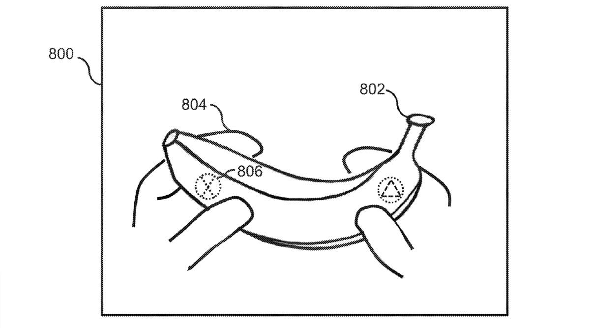 PlayStation, Sony playStation, PlayStation banana, banana playstation controller patent, patent banana Playstation, PS5, PS VR 2