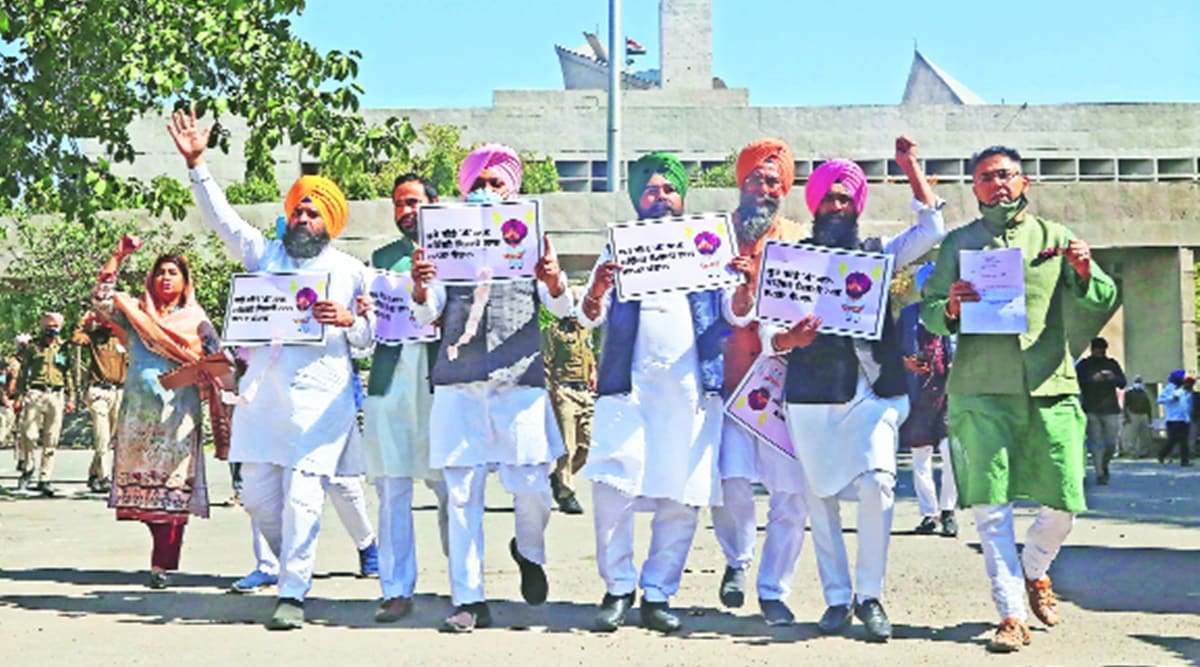 Punjab Vidhan Sabha: AAP, SAD MLAs walkout over power tariff hike, other issues