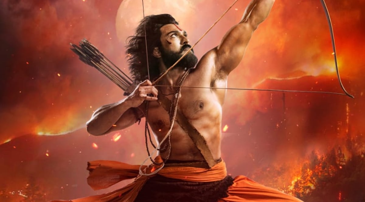 Ram Charan S First Look From Rrr As The Fiercest Alluri Sitarama Raju Is His Birthday Gift To Fans Entertainment News The Indian Express