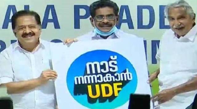 UDF campaign slogan, kerala assembly polls, ramesh Chennithala, LDF slogan, kerala elections, indian express
