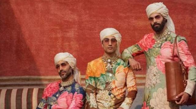 Sabyasachi’s latest collection features men sporting chokers, handbags ...